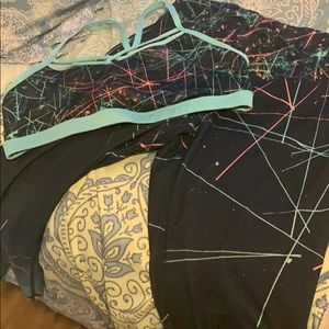 Champion Workout set: sports bra and tights Lg